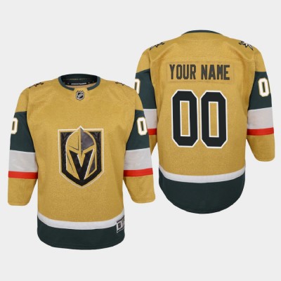 Vegas Golden Knights Custom Youth 202021 Player Alternate Stitched NHL Jersey Gold